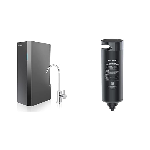 APEC Tankless RO Water Filter System (ROTL-AIO) + Replacement Filter Cartridge (FI-TL-AIO)