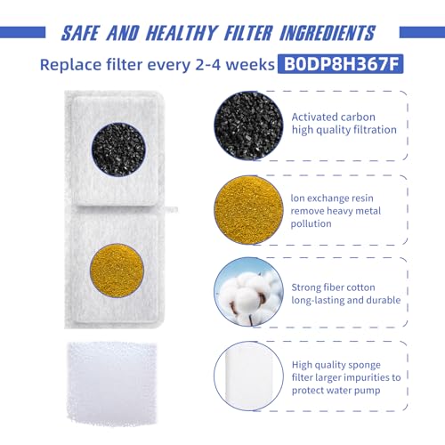 Stainless Steel Cat Water Fountain Filter