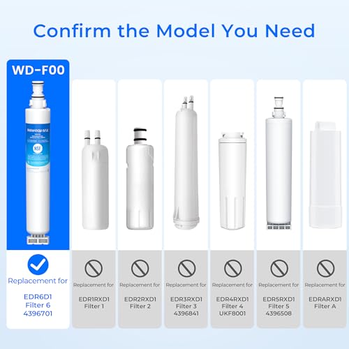 4396701 EDR6D1 Refrigerator Water Filter (2 Count)
