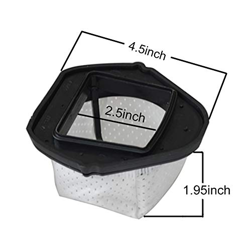 4PCS Replacement For Shark XSB726N Washable Dust Cup Filter Hepa Models SV75 SV70 SV726 Hand Vacs SV736 (4 Count)