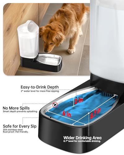 Automatic Dog Water Bowl Dispenser with Filter