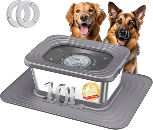 10L Stainless Steel Dog Water Bowl