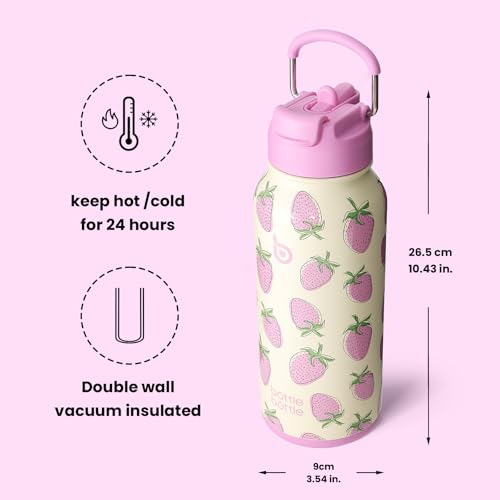 32oz Insulated Water Bottle with Pill Box