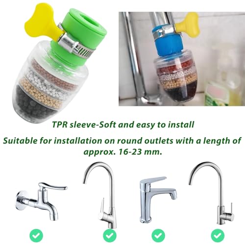 6 Pcs Faucet Water Filter (6 Count)