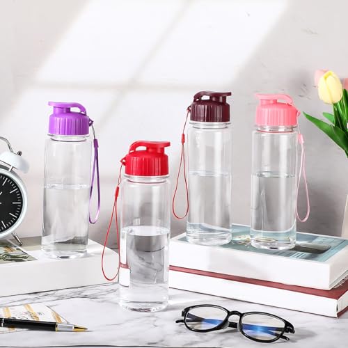20 Pcs 17 Oz Plastic Water Bottles Bulk Sports