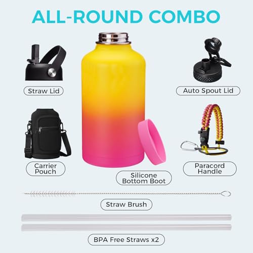64 oz Insulated Water Bottle (64 Count)