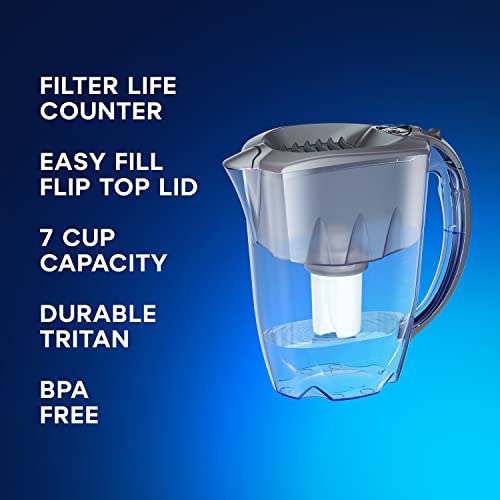 7 Cup Ideal Water Filter Pitcher with 3 x B15 Filter