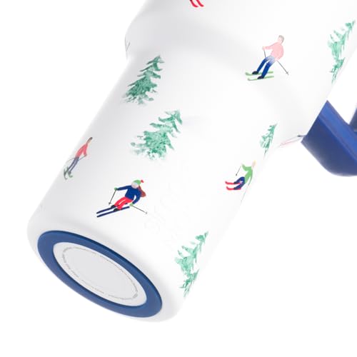 40oz Leak Proof Ceramic Lined Tumbler with Handle