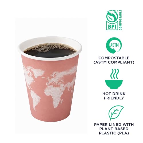 World Art Disposable Coffee Cups (1000 Count)