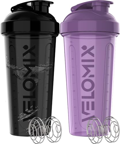 2 Pack 28oz Protein Shaker Bottle for Protein Mixes (2 Count)