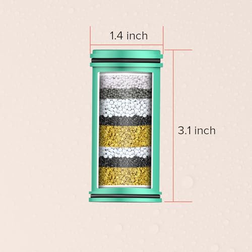 Shower Filter Replacement Cartridge for Filtered Shower Head (2 Count)