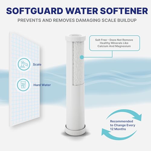 4 Stage Salt Free Water Softener Whole House Water Filter System
