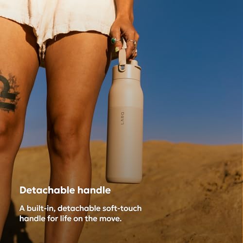 Swig Top Insulated Stainless Steel Water Bottle with Straw and Handle