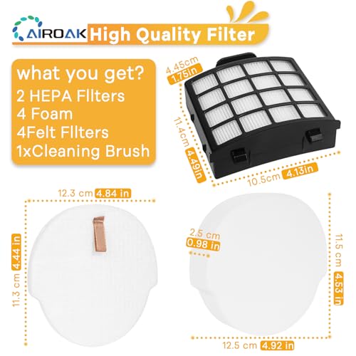 AZ1810 Vacuum Filters for Shark Vertex Duoclean Upright Cleaner (11 Count)