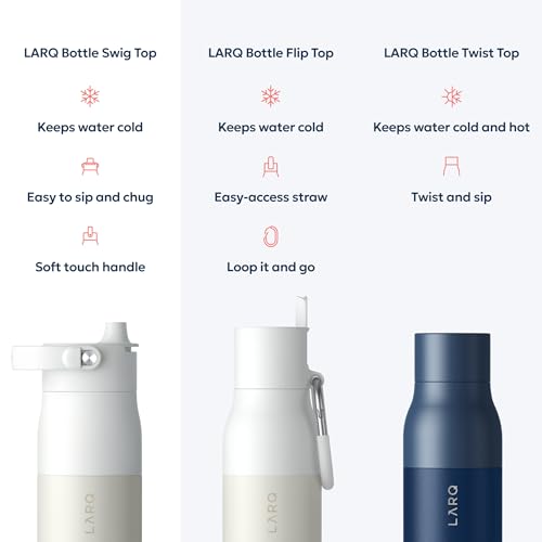 Swig Top Insulated Stainless Steel Water Bottle with Straw and Handle