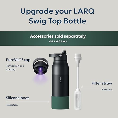 Swig Top Insulated Stainless Steel Water Bottle with Straw and Handle
