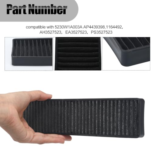 3 Pack Grease Filter & Charcoal Filters Set for Microwave Filter Replacement Combo