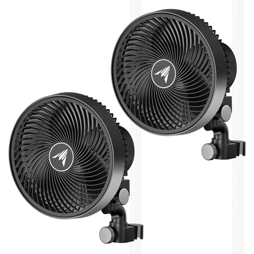CLOUDRAY S9 Grow Tent Clip Fan 9” (2 Count)