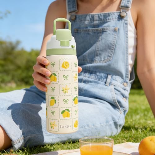Lemon Stainless Steel Water Bottle