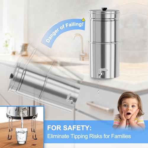 Gravity Fed Water Filter Stand