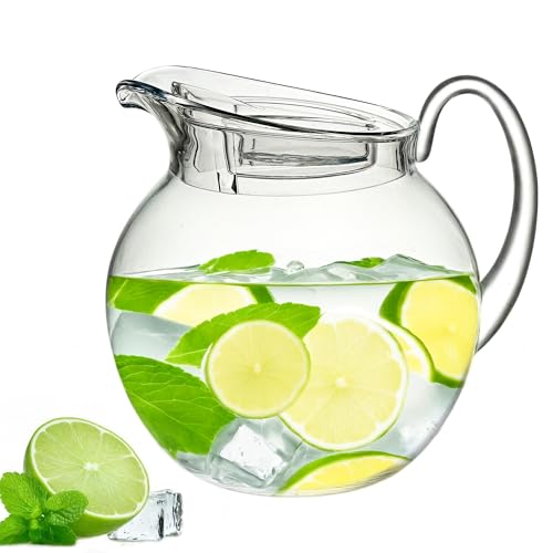 115 oz Shatterproof plastic pitcher with lid