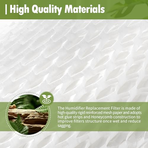 Humidifier Wicking Replacement Filter Compatible with Canopy Bedside and Nursery Humidifiers (3 Count)