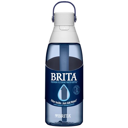 Hard Sided Plastic Premium Filtering Water Bottle