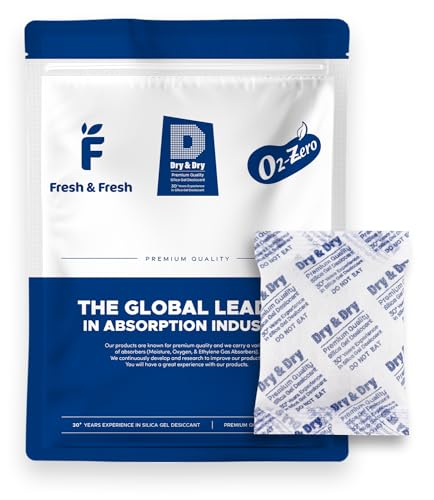 50 Gram [20 Packets] Silica Gel Packets Desiccants