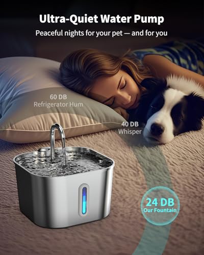 Stainless Steel Cat Water Fountain