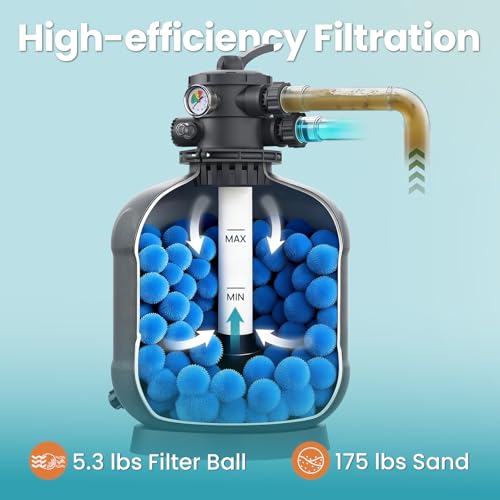 19in Sand Filter System with 6