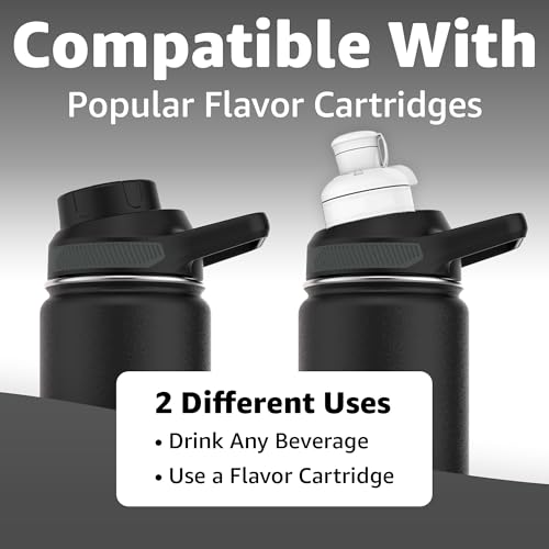 Water Bottle Compatible With Popular Flavor Cartridges