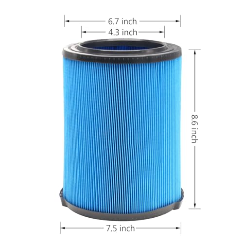 VF5000 Replacement Filter for Ridgid Shop Vac 6 (4 Count)