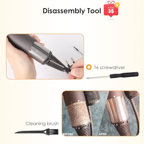 Magnetic Hair Dryer Filter + Inner Filter Compatible with Dyson Supersonic