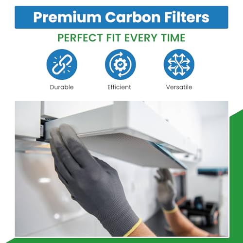 Replacement Carbon Filters Compatible with Broan 99010308 (2 Count)