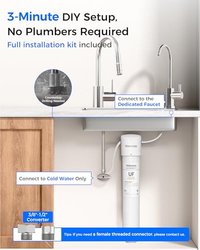 17UBW UF 0.01 μm Ultra Filtration Under Sink Water Filter System