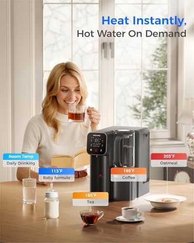 M6H Instant Hot Countertop RO Water Filter System