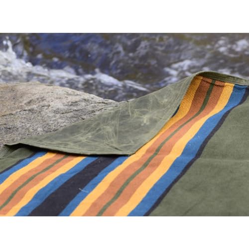 Waxed Canvas Camping Blanket & Bedroll