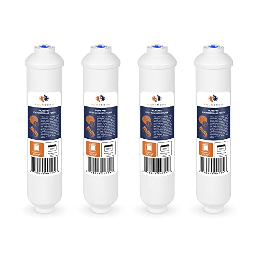 T33 Inline Post Activated Carbon Water Filter for Refrigerator (2 Count)
