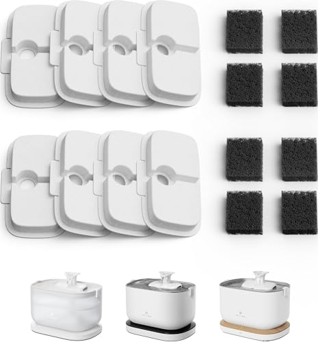 Replacement Filters for Dockstream Cat Water Fountain PLWF106 (8 Count)