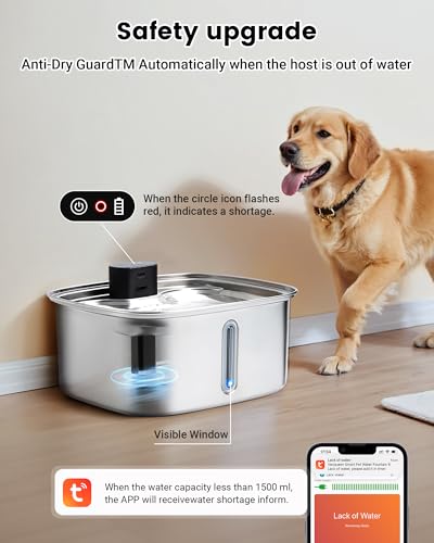 Smart Dog Water Bowl Dispenser Large