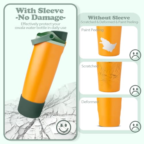Silicone Boot for Owala 30oz & 40oz FreeSip Sway Bottles & Tumblers