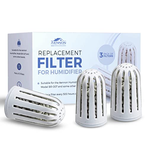 Ultrasonic Universal Humidifier Filter Replacements for Home (3 Count)