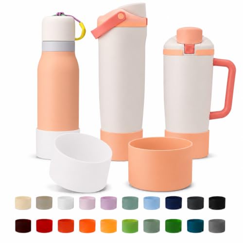 2PCS Silicone Boot for Owala Water Bottle 30oz & 40oz FreeSip Sway & Tumblers (2 Count)