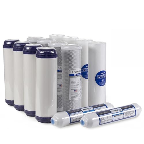 5 Stage RO Reverse Osmosis Water Filter Replacement NSF 14 Filters 1 (14 Count)