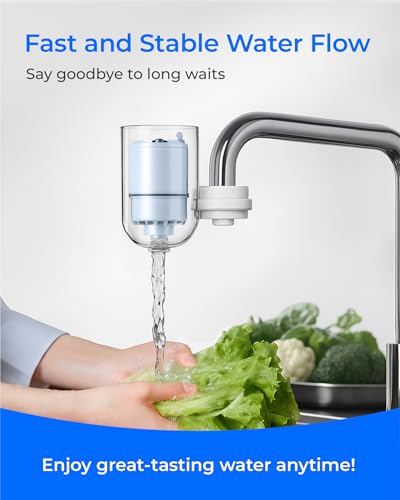 Alkaline] Waterdrop CF08D Faucet Water Filter (6 Count)