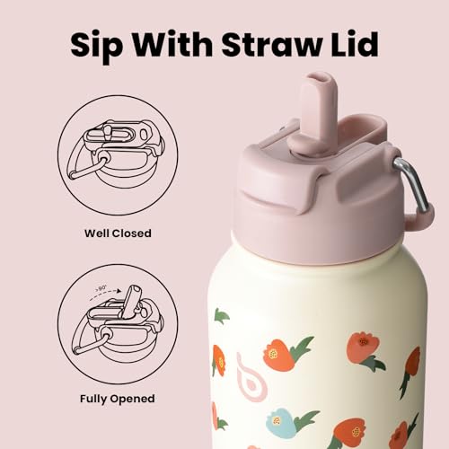 32oz Insulated Water Bottle with Pill Box