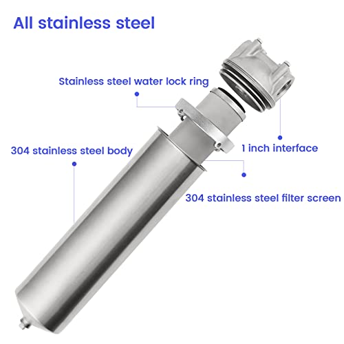 NSF ANSI 42 Stainless Steel Whole House Water Filter Housing