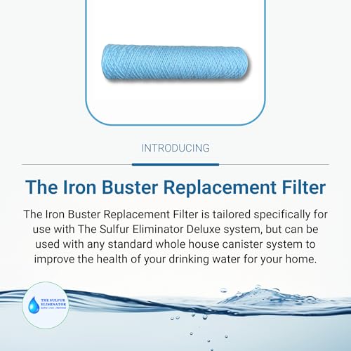 The Sulfur Eliminator Iron Buster Replacement Well Water Filter