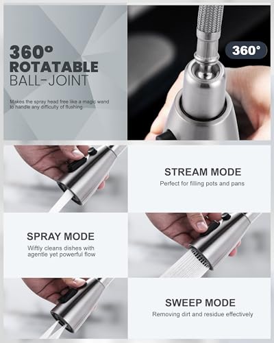 Touchless Kitchen Faucet Stainless Steel