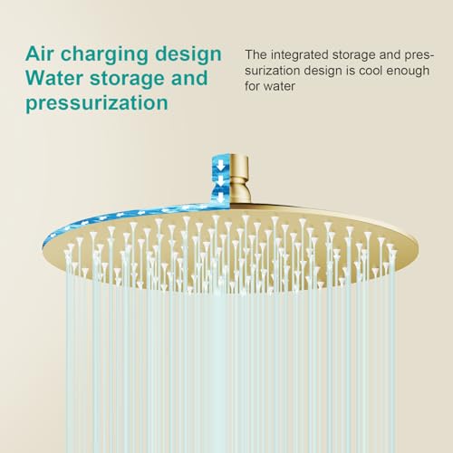 All Metal Rain Shower Head